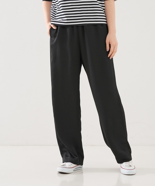 collex(コレックス)の「【手洗い可能】【新色】リラックスサテンパンツ2(その他パンツ・レディース・セージグリーン/ライラック/ブラウン系その他・1/2)」の7枚目の写真