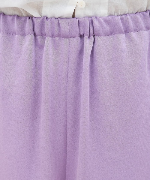 collex(コレックス)の「【手洗い可能】【新色】リラックスサテンパンツ2(その他パンツ・レディース・セージグリーン/ライラック/ブラウン系その他・1/2)」の17枚目の写真