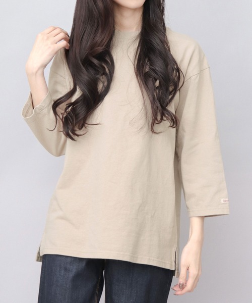 Goodwear(グッドウェア)の「7.6オンス USAコットン 七分袖 Tシャツ レギュラーシルエット(Tシャツ/カットソー・メンズ・スミクロ/ネイビー/ベージュ/ホワイト/グレー/ブルー/ブラック/ブラウン系その他2・M/L/XL)」の6枚目の写真