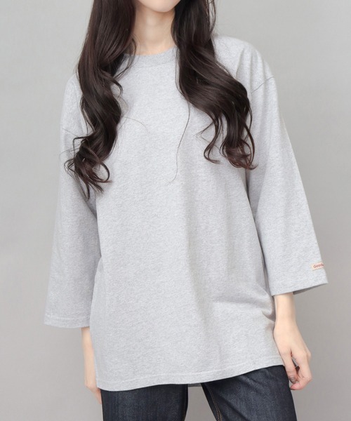Goodwear(グッドウェア)の「7.6オンス USAコットン 七分袖 Tシャツ レギュラーシルエット(Tシャツ/カットソー・メンズ・スミクロ/ネイビー/ベージュ/ホワイト/グレー/ブルー/ブラック/ブラウン系その他2・M/L/XL)」の4枚目の写真