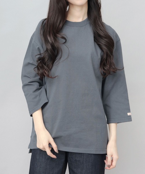Goodwear(グッドウェア)の「7.6オンス USAコットン 七分袖 Tシャツ レギュラーシルエット(Tシャツ/カットソー・メンズ・スミクロ/ネイビー/ベージュ/ホワイト/グレー/ブルー/ブラック/ブラウン系その他2・M/L/XL)」の8枚目の写真