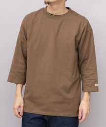 7.6オンス USAコットン 七分袖 Tシャツ レギュラーシルエット