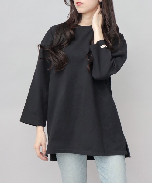 Goodwear(グッドウェア)の「7.6オンス USAコットン 七分袖 Tシャツ レギュラーシルエット(Tシャツ/カットソー・メンズ・スミクロ/ネイビー/ベージュ/ホワイト/グレー/ブルー/ブラック/ブラウン系その他2・M/L/XL)」の17枚目の写真