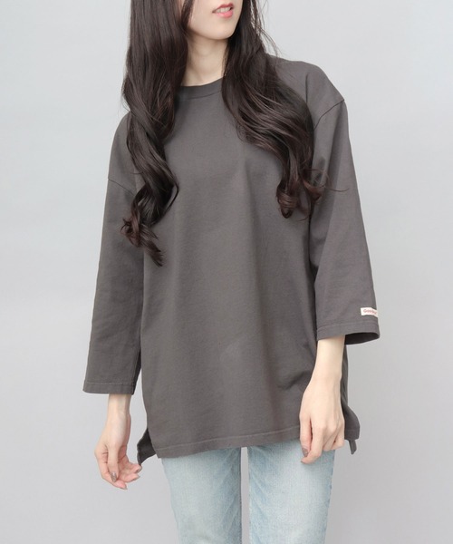 Goodwear(グッドウェア)の「7.6オンス USAコットン 七分袖 Tシャツ レギュラーシルエット(Tシャツ/カットソー・メンズ・スミクロ/ネイビー/ベージュ/ホワイト/グレー/ブルー/ブラック/ブラウン系その他2・M/L/XL)」の18枚目の写真
