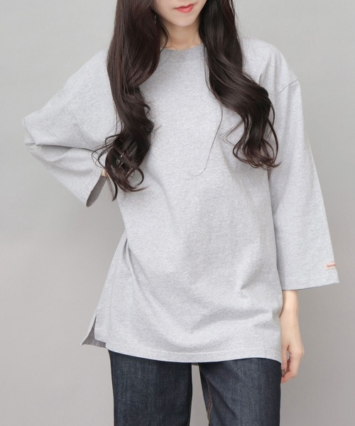 Goodwear(グッドウェア)の「7.6オンス USAコットン 七分袖 Tシャツ レギュラーシルエット(Tシャツ/カットソー・メンズ・スミクロ/ネイビー/ベージュ/ホワイト/グレー/ブルー/ブラック/ブラウン系その他2・M/L/XL)」の19枚目の写真