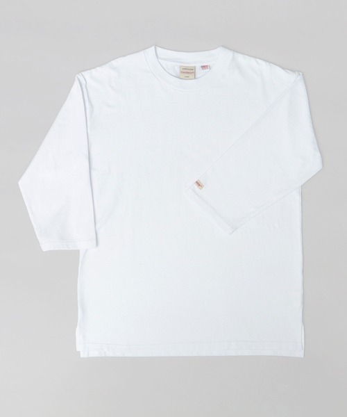 Goodwear(グッドウェア)の「7.6オンス USAコットン 七分袖 Tシャツ レギュラーシルエット(Tシャツ/カットソー・メンズ・スミクロ/ネイビー/ベージュ/ホワイト/グレー/ブルー/ブラック/ブラウン系その他2・M/L/XL)」の9枚目の写真
