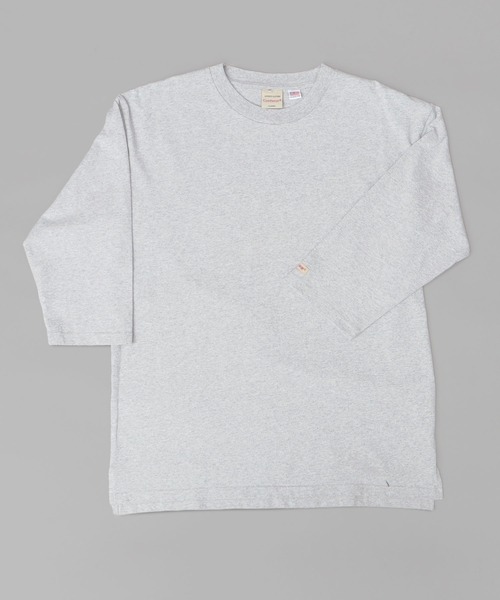 Goodwear(グッドウェア)の「7.6オンス USAコットン 七分袖 Tシャツ レギュラーシルエット(Tシャツ/カットソー・メンズ・スミクロ/ネイビー/ベージュ/ホワイト/グレー/ブルー/ブラック/ブラウン系その他2・M/L/XL)」の12枚目の写真