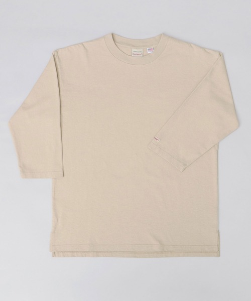 Goodwear(グッドウェア)の「7.6オンス USAコットン 七分袖 Tシャツ レギュラーシルエット(Tシャツ/カットソー・メンズ・スミクロ/ネイビー/ベージュ/ホワイト/グレー/ブルー/ブラック/ブラウン系その他2・M/L/XL)」の13枚目の写真