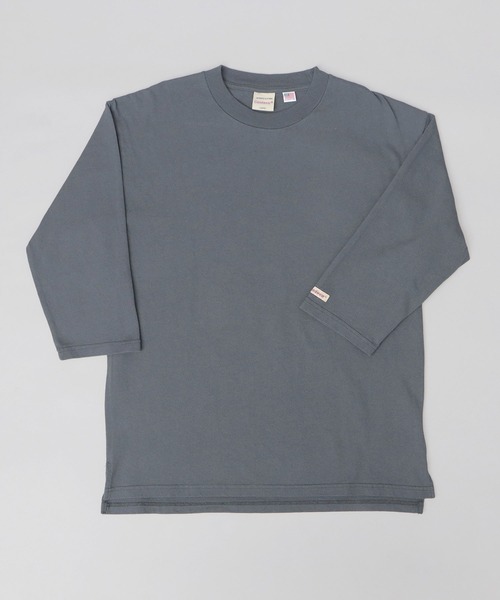 Goodwear(グッドウェア)の「7.6オンス USAコットン 七分袖 Tシャツ レギュラーシルエット(Tシャツ/カットソー・メンズ・スミクロ/ネイビー/ベージュ/ホワイト/グレー/ブルー/ブラック/ブラウン系その他2・M/L/XL)」の15枚目の写真