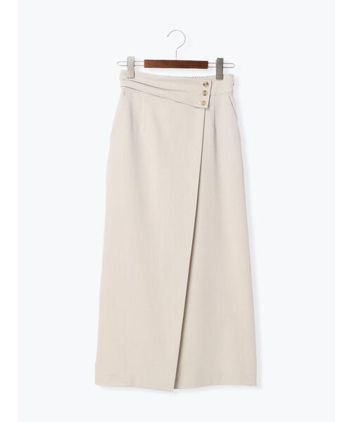 Te chichi(テチチ)の「【宮本茉由着用】ウエストマークラップナロースカート(セットアップ可)(スカート・レディース・ベージュ/ミント/グレー・F)」の18枚目の写真