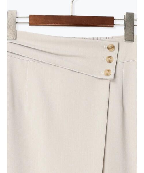 Te chichi(テチチ)の「【宮本茉由着用】ウエストマークラップナロースカート(セットアップ可)(スカート・レディース・ベージュ/ミント/グレー・F)」の20枚目の写真