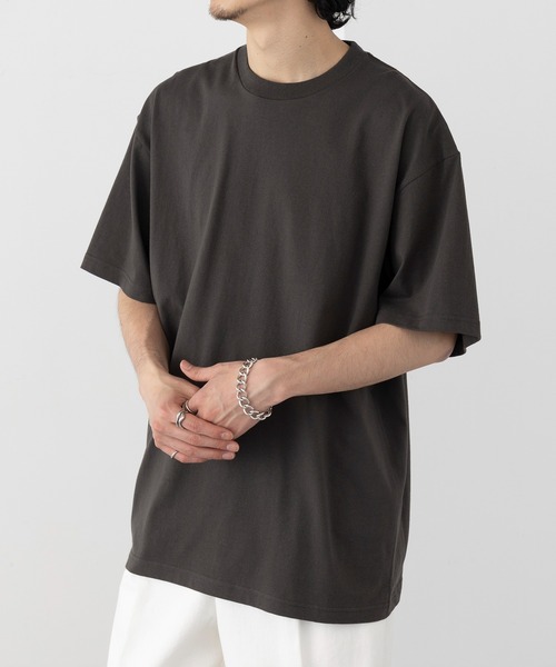 United Athle（ユナイテッドアスレ）の「【United Athle】6.0オンス オーセンティック オープンエンド ヘヴィーウェイト Tシャツ 半袖 無地Ｔ 4500（Tシャツ/カットソー・メンズ・ブラック/ネイビー/ホワイト/ライトブルー/スミクロ/グレー・S/M/L/XL）」の3枚目の写真