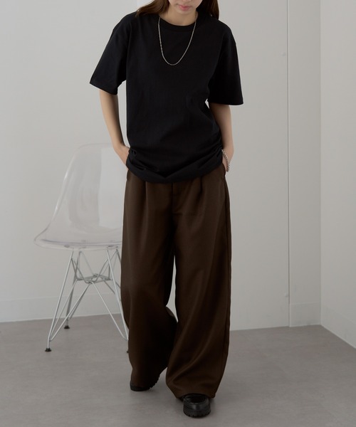 United Athle（ユナイテッドアスレ）の「【United Athle】6.0オンス オーセンティック オープンエンド ヘヴィーウェイト Tシャツ 半袖 無地Ｔ 4500（Tシャツ/カットソー・メンズ・ブラック/ネイビー/ホワイト/ライトブルー/スミクロ/グレー・S/M/L/XL）」の7枚目の写真