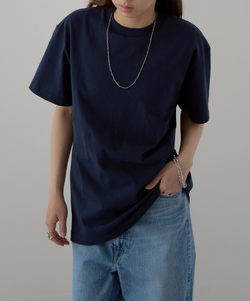 United Athle（ユナイテッドアスレ）の「【United Athle】6.0オンス オーセンティック オープンエンド ヘヴィーウェイト Tシャツ 半袖 無地Ｔ 4500（Tシャツ/カットソー・メンズ・ブラック/ネイビー/ホワイト/ライトブルー/スミクロ/グレー・S/M/L/XL）」の22枚目の写真