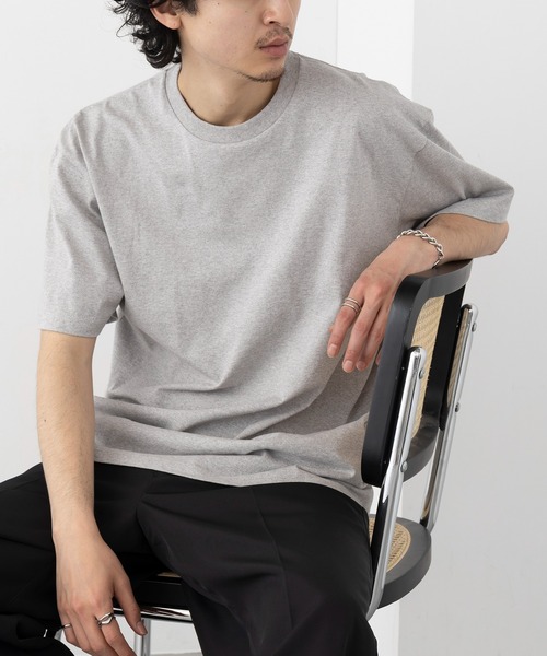 United Athle（ユナイテッドアスレ）の「【United Athle】6.0オンス オーセンティック オープンエンド ヘヴィーウェイト Tシャツ 半袖 無地Ｔ 4500（Tシャツ/カットソー・メンズ・ブラック/ネイビー/ホワイト/ライトブルー/スミクロ/グレー・S/M/L/XL）」の15枚目の写真