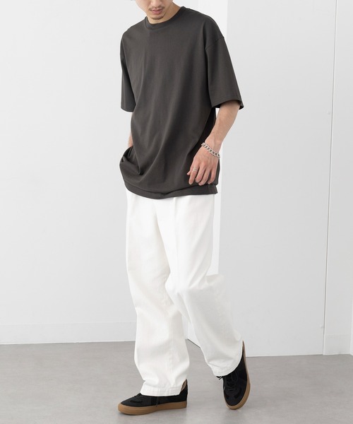 United Athle（ユナイテッドアスレ）の「【United Athle】6.0オンス オーセンティック オープンエンド ヘヴィーウェイト Tシャツ 半袖 無地Ｔ 4500（Tシャツ/カットソー・メンズ・ブラック/ネイビー/ホワイト/ライトブルー/スミクロ/グレー・S/M/L/XL）」の11枚目の写真