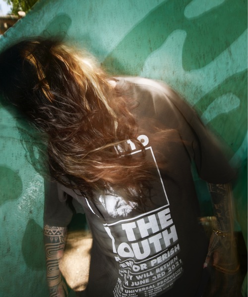 NISHIMOTO IS THE MOUTH（ニシモト イズ ザ マウス）の「CLASSIC DAMAGE S/S TEE | NISHIMOTO IS THE MOUTH（Tシャツ/カットソー・メンズ・ダークグレー・MEDIUM/LARGE/X-LARGE）」の2枚目の写真