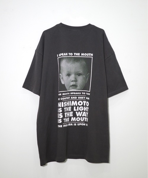 NISHIMOTO IS THE MOUTH（ニシモト イズ ザ マウス）の「CLASSIC DAMAGE S/S TEE | NISHIMOTO IS THE MOUTH（Tシャツ/カットソー・メンズ・ダークグレー・MEDIUM/LARGE/X-LARGE）」の4枚目の写真