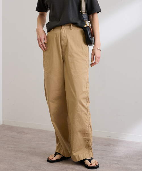 FRAMeWORK（フレームワーク）の「LIGHT CHINO クロップドパンツ（チノパンツ・レディース・ブラウン/ベージュ・36/38/40）」の18枚目の写真