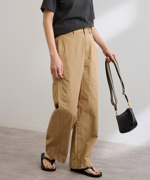 FRAMeWORK（フレームワーク）の「LIGHT CHINO クロップドパンツ（チノパンツ・レディース・ブラウン/ベージュ・36/38/40）」の17枚目の写真
