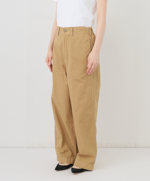 フレームワーク ライトチノ クロップドパンツ ブラウン セール】LIGHT CHINO クロップドパンツ（チノパンツ