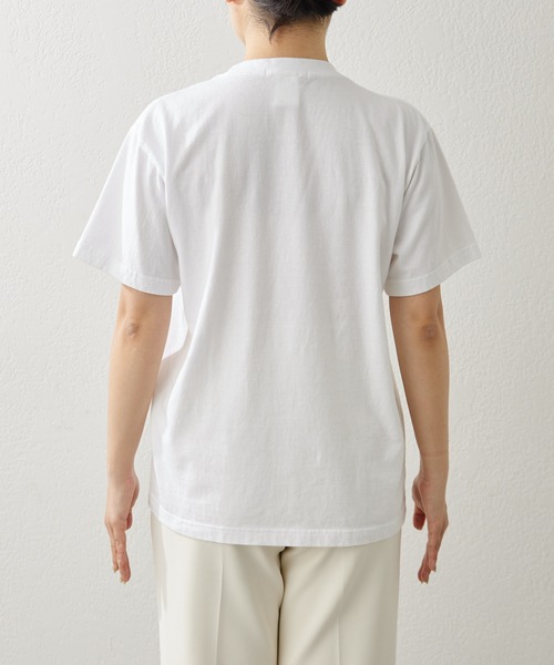 Whim Gazette(ウィムガゼット)の「ナンバーTシャツ(Tシャツ/カットソー・レディース・オフホワイト/サックスブルー/サンドベージュ・FREE)」の16枚目の写真