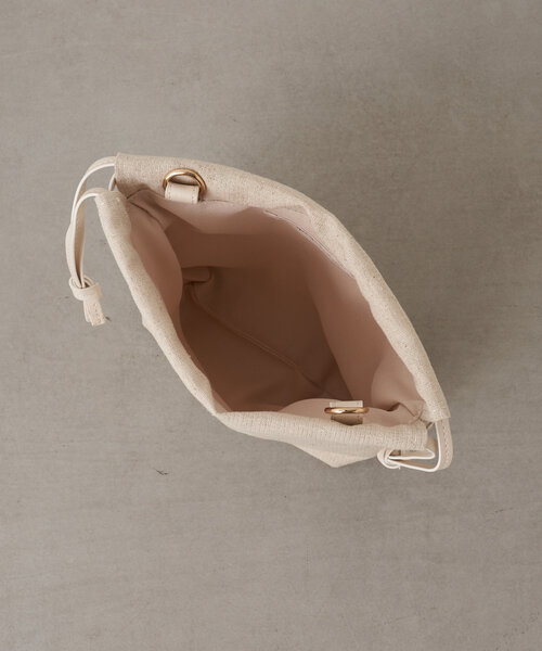 Jena espace merveilleux(ジェナ エスパスメルヴェイユ)の「4WAY巾着バッグ(トートバッグ・レディース・アイボリー/ブラック・FREE)」の18枚目の写真