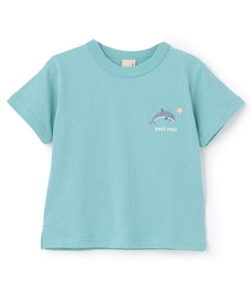 petit main(プティマイン)の「【プティプラ】BOYS半袖Tシャツ(Tシャツ/カットソー・キッズ・シルバーグレー/ネイビー/キャメル/カラフル/ライトグレー/マルチ/アイボリー/クリーム/オフホワイト/ターコイズブルー・90cm/100cm/110cm/80cm/120cm/130cm)」の7枚目の写真