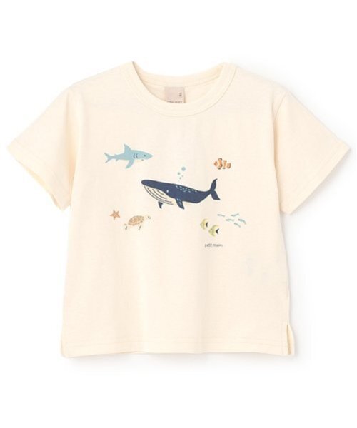 petit main（プティマイン）の「【プティプラ】BOYS半袖Tシャツ（Tシャツ/カットソー・キッズ・シルバーグレー/ネイビー/キャメル/カラフル/ライトグレー/マルチ/アイボリー/クリーム/オフホワイト/ターコイズブルー・90cm/100cm/110cm/80ｃｍ/120cm/130cm）」の22枚目の写真