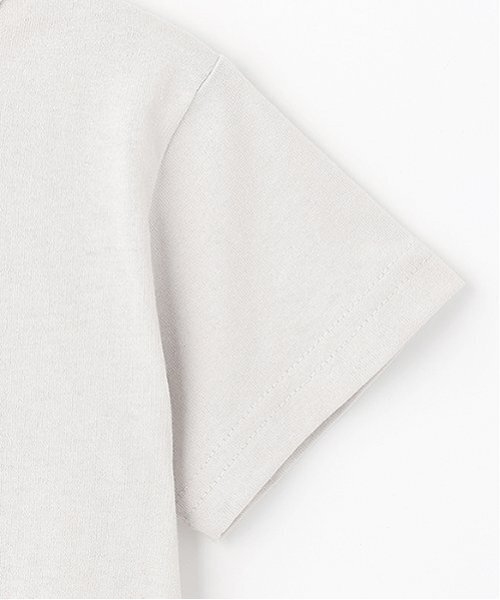 petit main(プティマイン)の「【プティプラ】BOYS半袖Tシャツ(Tシャツ/カットソー・キッズ・シルバーグレー/ネイビー/キャメル/カラフル/ライトグレー/マルチ/アイボリー/クリーム/オフホワイト/ターコイズブルー・90cm/100cm/110cm/80cm/120cm/130cm)」の16枚目の写真