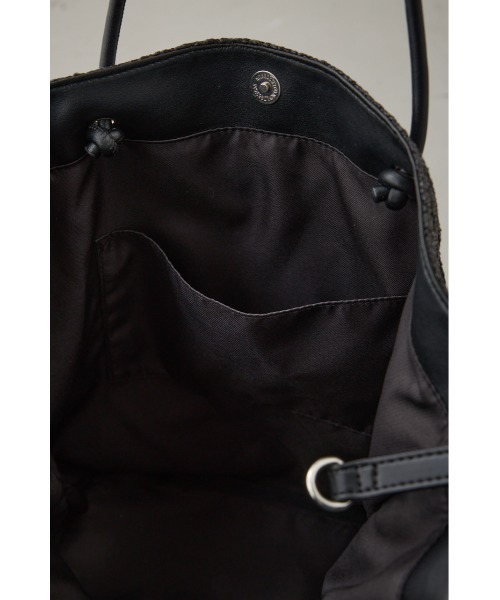 AZUL by moussy（アズールバイマウジー）の「チャームセットメッシュトートバッグ（トートバッグ・レディース・ブラック/ベージュ・FREE）」の13枚目の写真