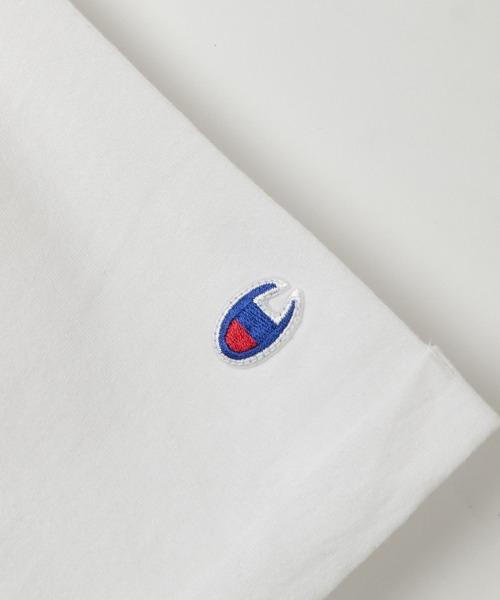 Champion(チャンピオン)の「【Champion(チャンピオン)】別注ロゴ半袖T(Tシャツ/カットソー・レディース・オフホワイト/ブルー/ブラック・FREE)」の14枚目の写真