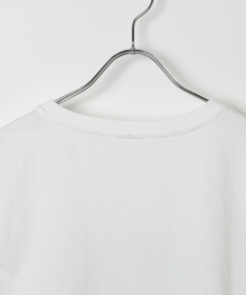 Champion(チャンピオン)の「【Champion(チャンピオン)】別注ロゴ半袖T(Tシャツ/カットソー・レディース・オフホワイト/ブルー/ブラック・FREE)」の16枚目の写真