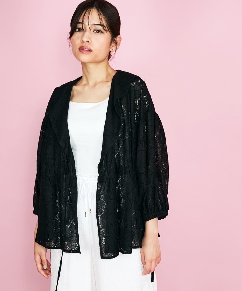 セール】【SHIORI IRIE コラボ】カシュクールレースブラウス
