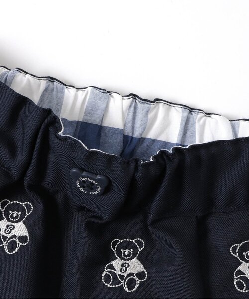 apres les cours（アプレレクール）の「tiny bear 刺繍パンツ（その他パンツ・キッズ・ベージュ/ネイビー・80/90/100/110/120）」の12枚目の写真