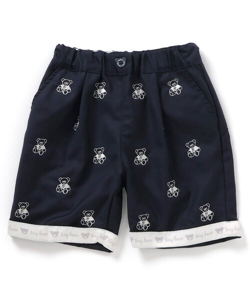 apres les cours（アプレレクール）の「tiny bear 刺繍パンツ（その他パンツ・キッズ・ベージュ/ネイビー・80/90/100/110/120）」の13枚目の写真