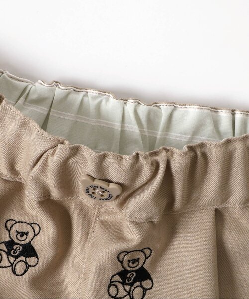 apres les cours（アプレレクール）の「tiny bear 刺繍パンツ（その他パンツ・キッズ・ベージュ/ネイビー・80/90/100/110/120）」の17枚目の写真