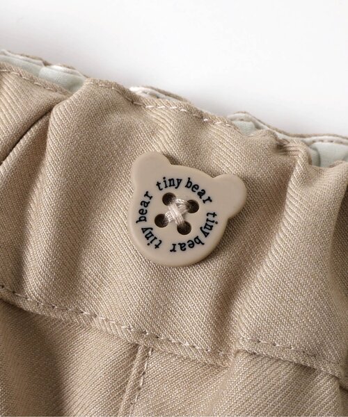 apres les cours（アプレレクール）の「tiny bear 刺繍パンツ（その他パンツ・キッズ・ベージュ/ネイビー・80/90/100/110/120）」の18枚目の写真