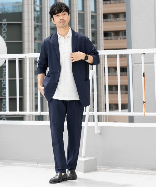 URBAN RESEARCH ROSSO MEN(アーバンリサーチロッソメン)の「『WEB限定』『XLサイズあり』 リネン混カノコポロシャツ(ポロシャツ・メンズ・アイボリー/チャコールグレー/ブラウン/カーキ/ブラック・SMALL/MEDIUM/LARGE/X-LARGE)」の14枚目の写真