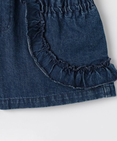 p.premier(ピードットプルミエ)の「サイドポケットフリルショートパンツ(その他パンツ・キッズ・ベージュ/インディゴブルー/カーキ/レッド・80/90/100/110/120/130/140)」の11枚目の写真