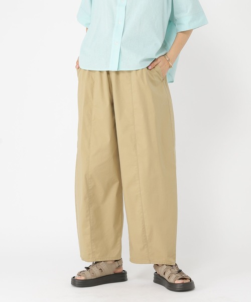 studio CLIP（スタディオクリップ）の「【イージーケア・接触冷感】軽らくバルーンパンツ（その他パンツ・レディース・カーキ/ベージュ/ネイビー・LARGE/ﾌﾘｰ(L)/MEDIUM/PF）」の14枚目の写真