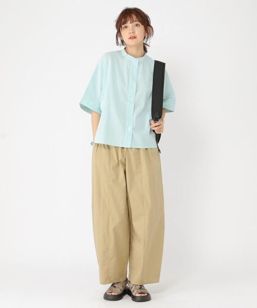 studio CLIP（スタディオクリップ）の「【イージーケア・接触冷感】軽らくバルーンパンツ（その他パンツ・レディース・カーキ/ベージュ/ネイビー・LARGE/ﾌﾘｰ(L)/MEDIUM/PF）」の17枚目の写真