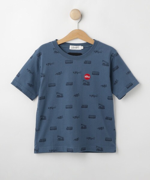 Dessin（デッサン）の「siku(ジク) コラボ 総柄Tシャツ（Tシャツ/カットソー・キッズ・ブルー系その他/ダークグリーン/ホワイト・11/10/13/12）」の3枚目の写真