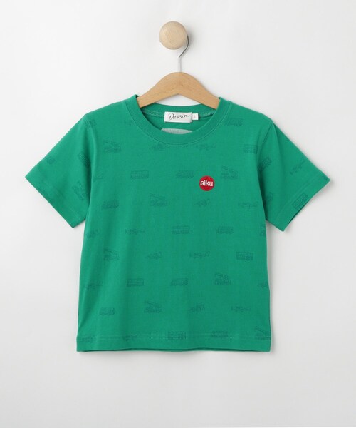 Dessin（デッサン）の「siku(ジク) コラボ 総柄Tシャツ（Tシャツ/カットソー・キッズ・ブルー系その他/ダークグリーン/ホワイト・11/10/13/12）」の2枚目の写真