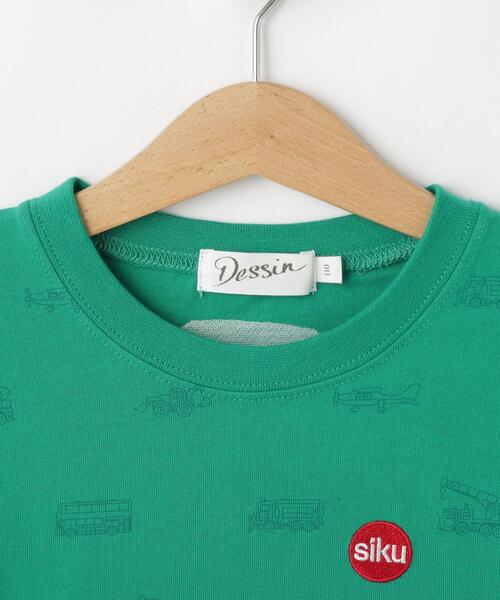 Dessin（デッサン）の「siku(ジク) コラボ 総柄Tシャツ（Tシャツ/カットソー・キッズ・ブルー系その他/ダークグリーン/ホワイト・11/10/13/12）」の6枚目の写真