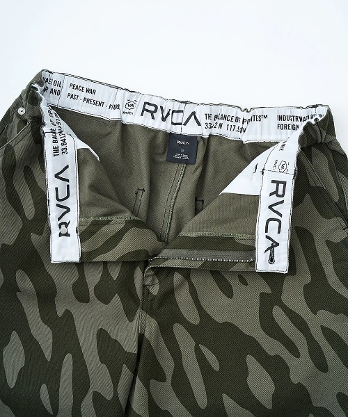 RVCA(ルーカ)の「RVCA メンズ 24/7 ALLOVER SHORT ショートパンツ 【2025年夏モデル】/ルーカウエストゴムワイドシルエットデニムショートパンツ(その他パンツ・メンズ・キャメル/ネイビー/ブラック・30inch/32inch/28inch)」の12枚目の写真