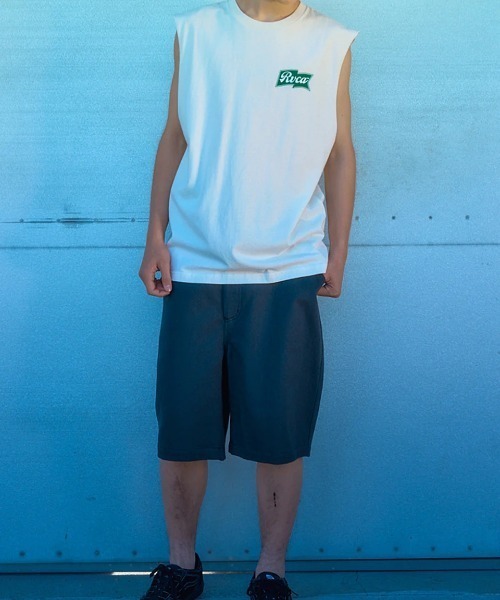 RVCA(ルーカ)の「RVCA メンズ 24/7 ALLOVER SHORT ショートパンツ 【2025年夏モデル】/ルーカウエストゴムワイドシルエットデニムショートパンツ(その他パンツ・メンズ・キャメル/ネイビー/ブラック・30inch/32inch/28inch)」の10枚目の写真