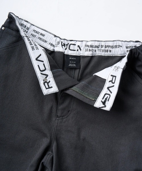 RVCA(ルーカ)の「RVCA メンズ 24/7 ALLOVER SHORT ショートパンツ 【2025年夏モデル】/ルーカウエストゴムワイドシルエットデニムショートパンツ(その他パンツ・メンズ・キャメル/ネイビー/ブラック・30inch/32inch/28inch)」の8枚目の写真