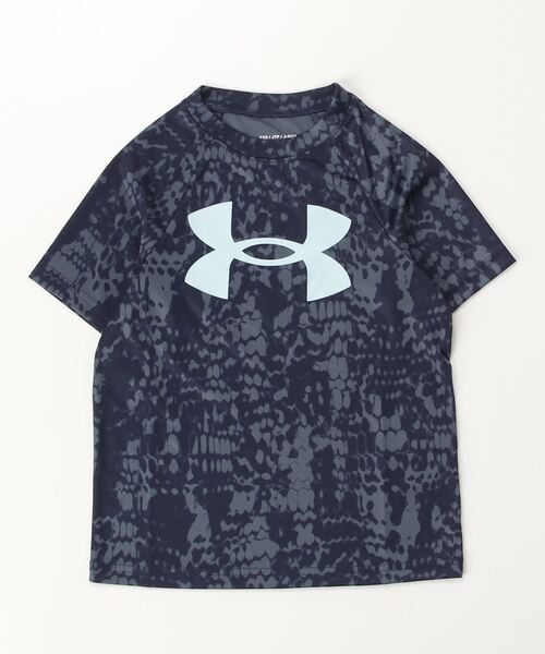 UNDER ARMOUR（アンダーアーマー）の「アンダーアーマー  UAテック ショートスリーブTシャツ（Tシャツ/カットソー・キッズ・ブルー/ネイビー/ブラック・120cm/130cm/140cm/150cm/160cm）」の2枚目の写真