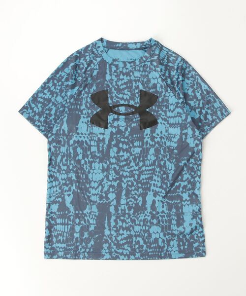 UNDER ARMOUR(アンダーアーマー)の「アンダーアーマー UAテック ショートスリーブTシャツ(Tシャツ/カットソー・キッズ・ブルー/ネイビー/ブラック・120cm/130cm/140cm/150cm/160cm)」の3枚目の写真